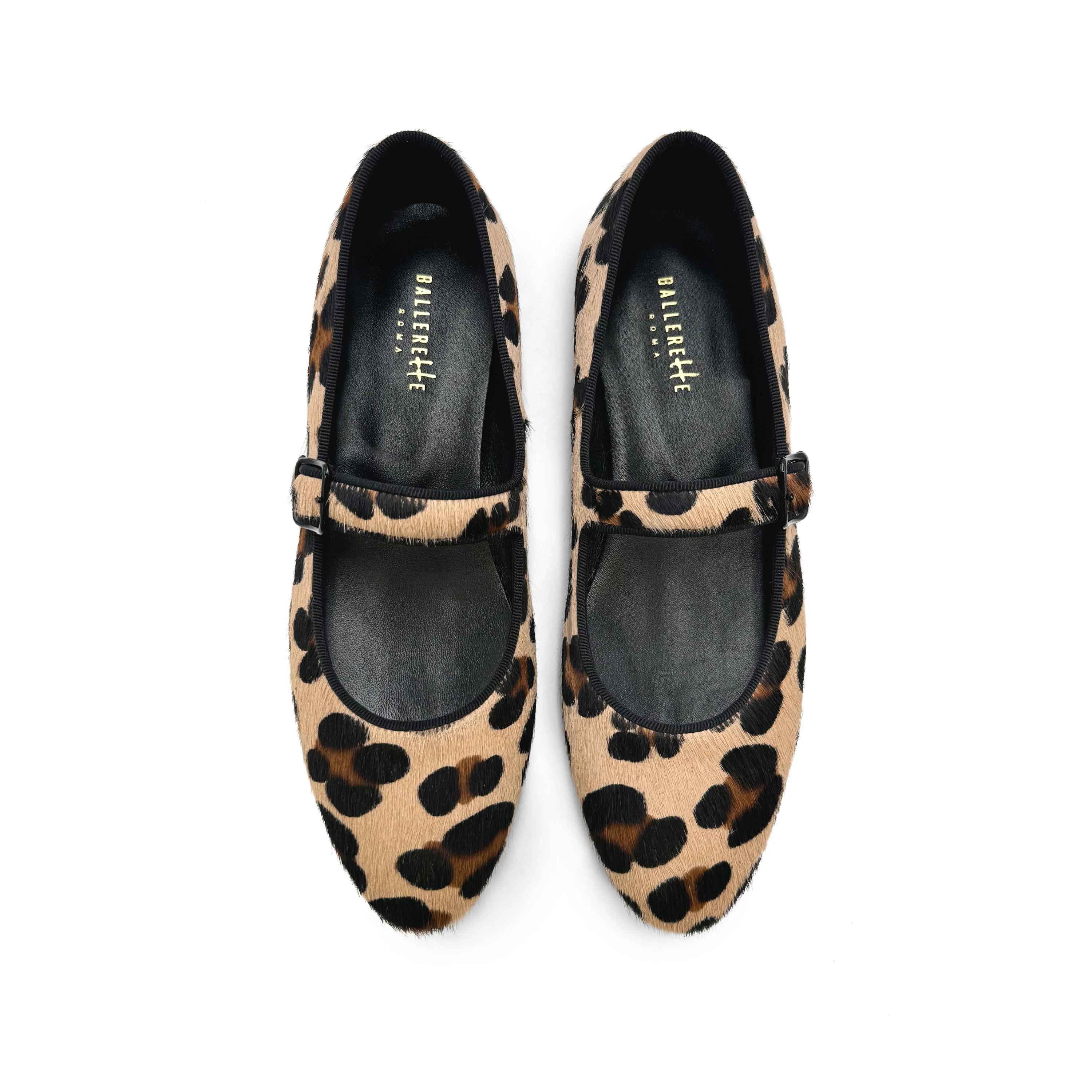 Animalier calf hair Mary Jane flats with strap - Image 4