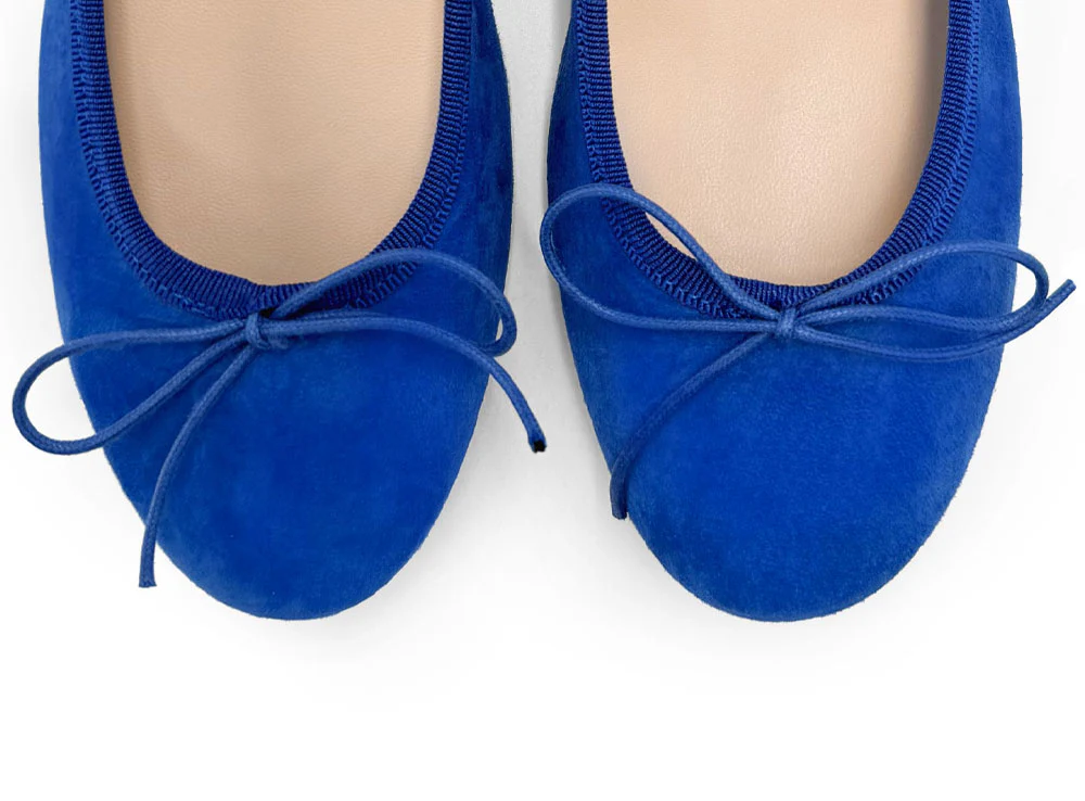 Bluette suede medium heel ballet flats - Image 5