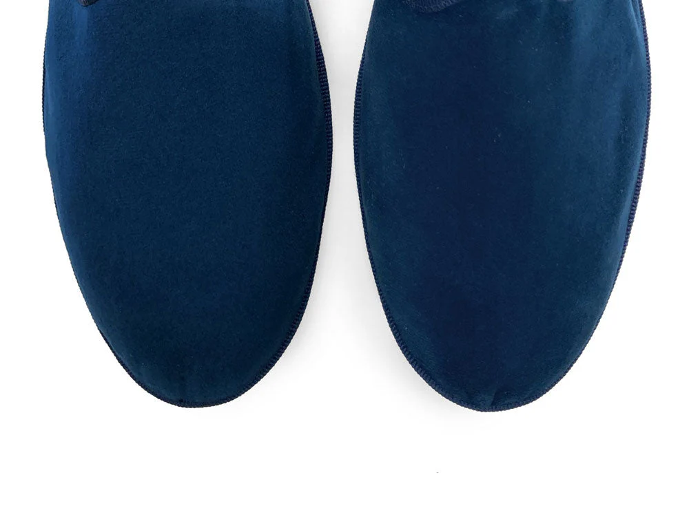 Friulane blue velvet slippers - Image 7