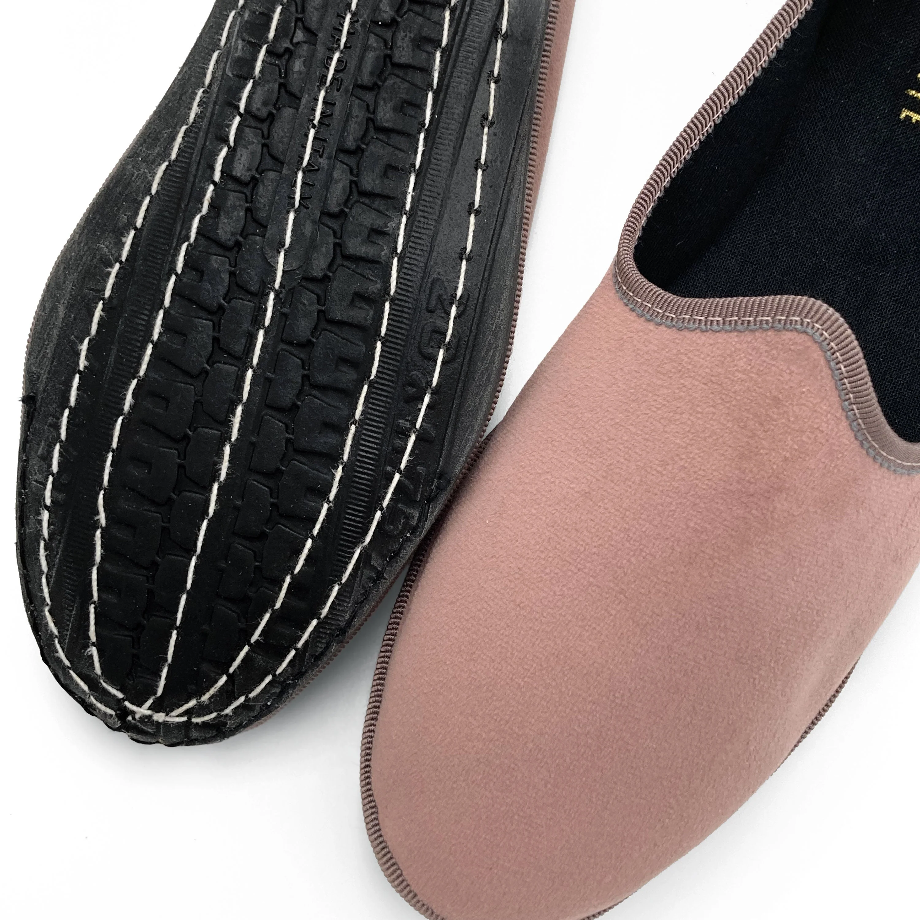 Friulane purple wine velvet slippers - Image 3