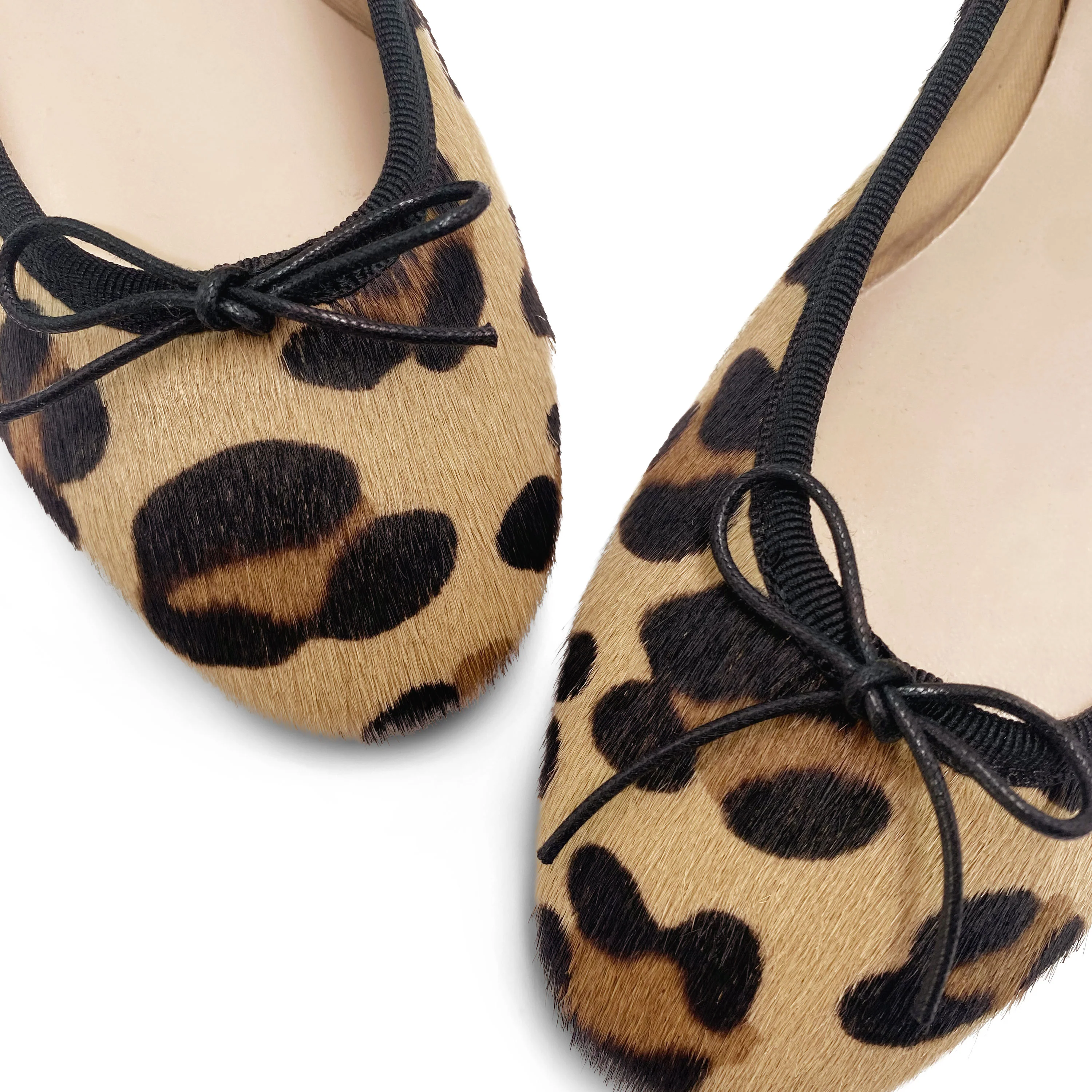 Leopard spotted calf hair ballet flats - Image 3