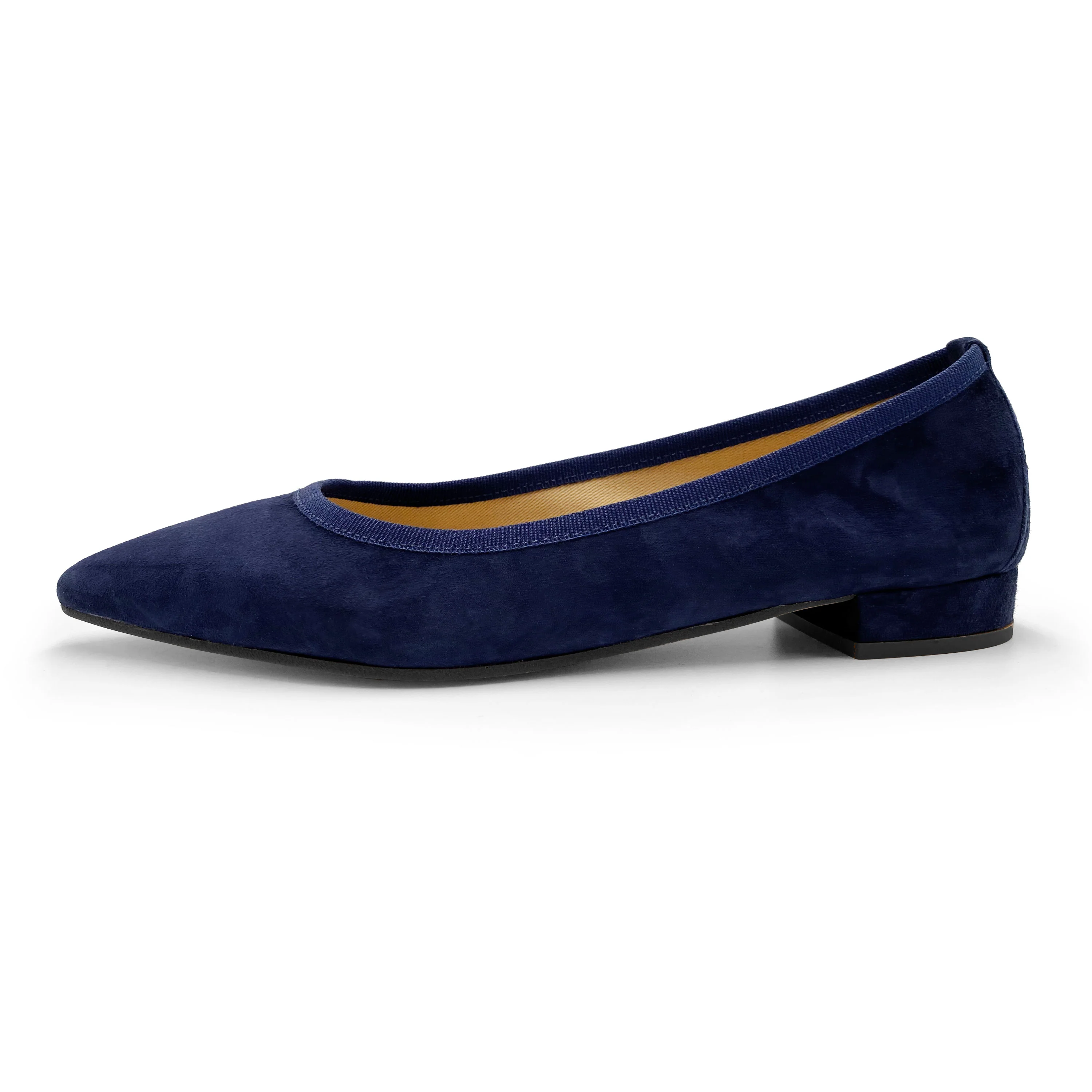 Blue pointed toe ballet flats - Image 5