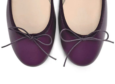 Purple leather ballet flats - Image 5