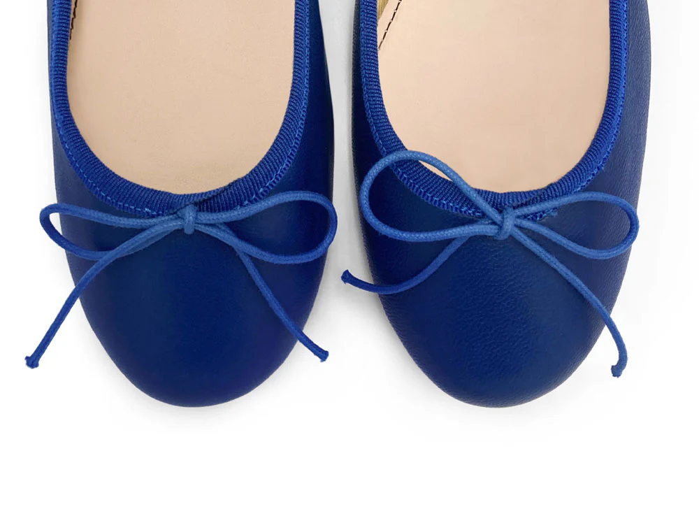 Royal blue leather ballet flat - Image 5