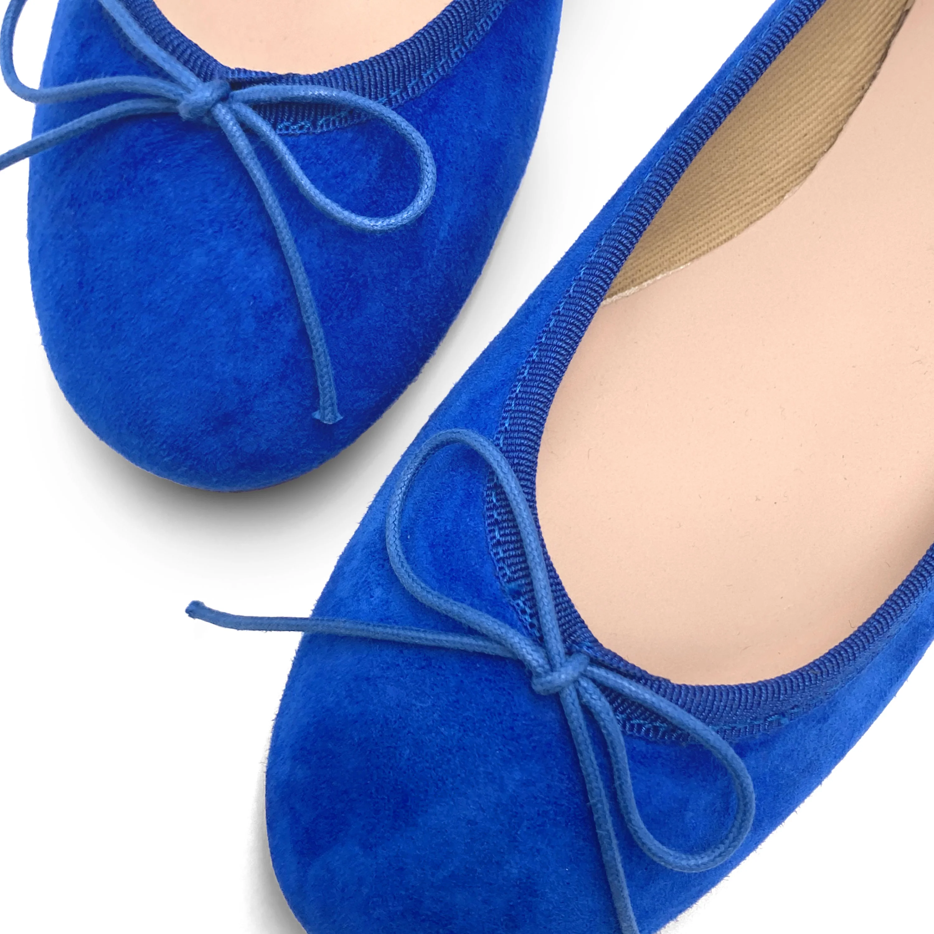 Royal blue suede ballet flats - Image 3
