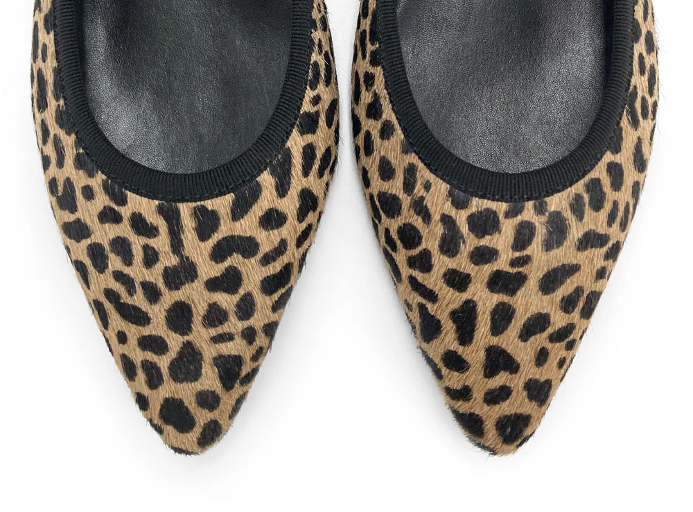 Spotted pointed ballet flats - Image 6