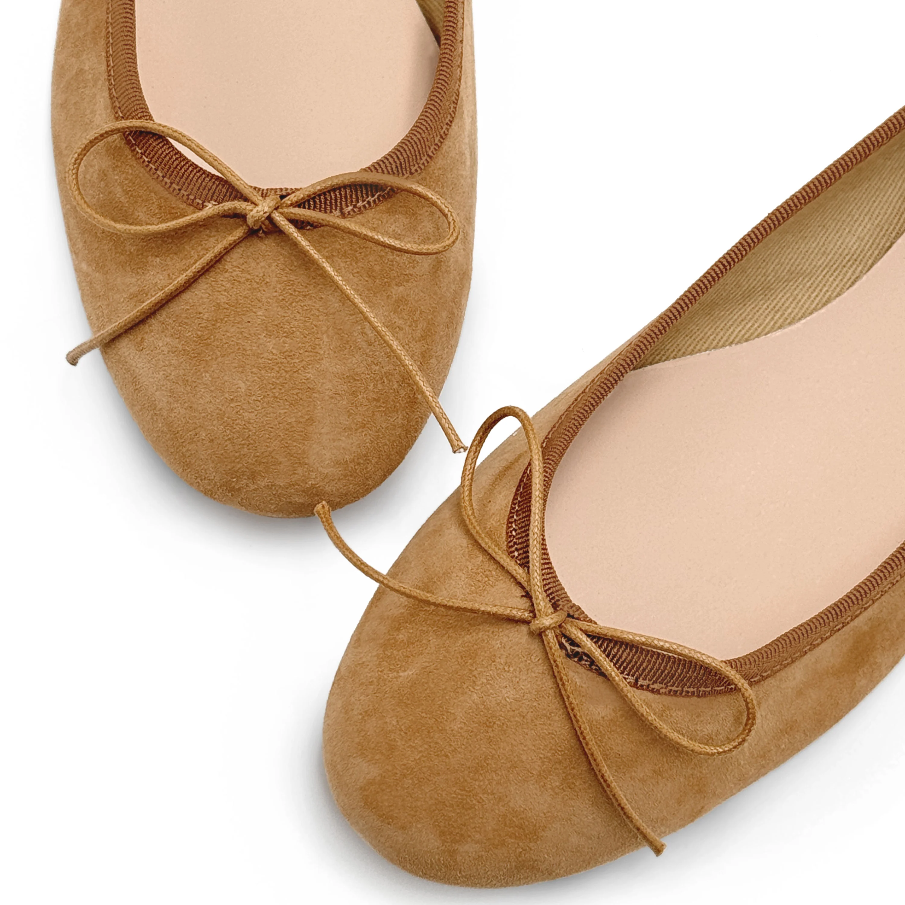 Tan suede ballet flats - Image 5