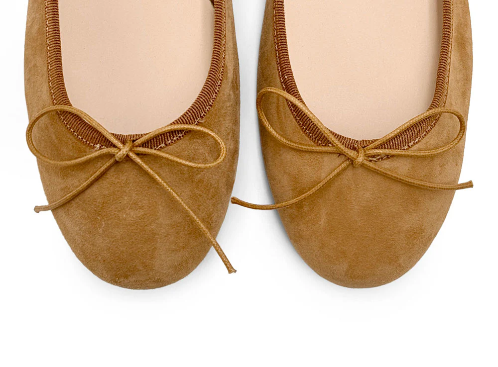 Tan suede ballet flats - Image 6