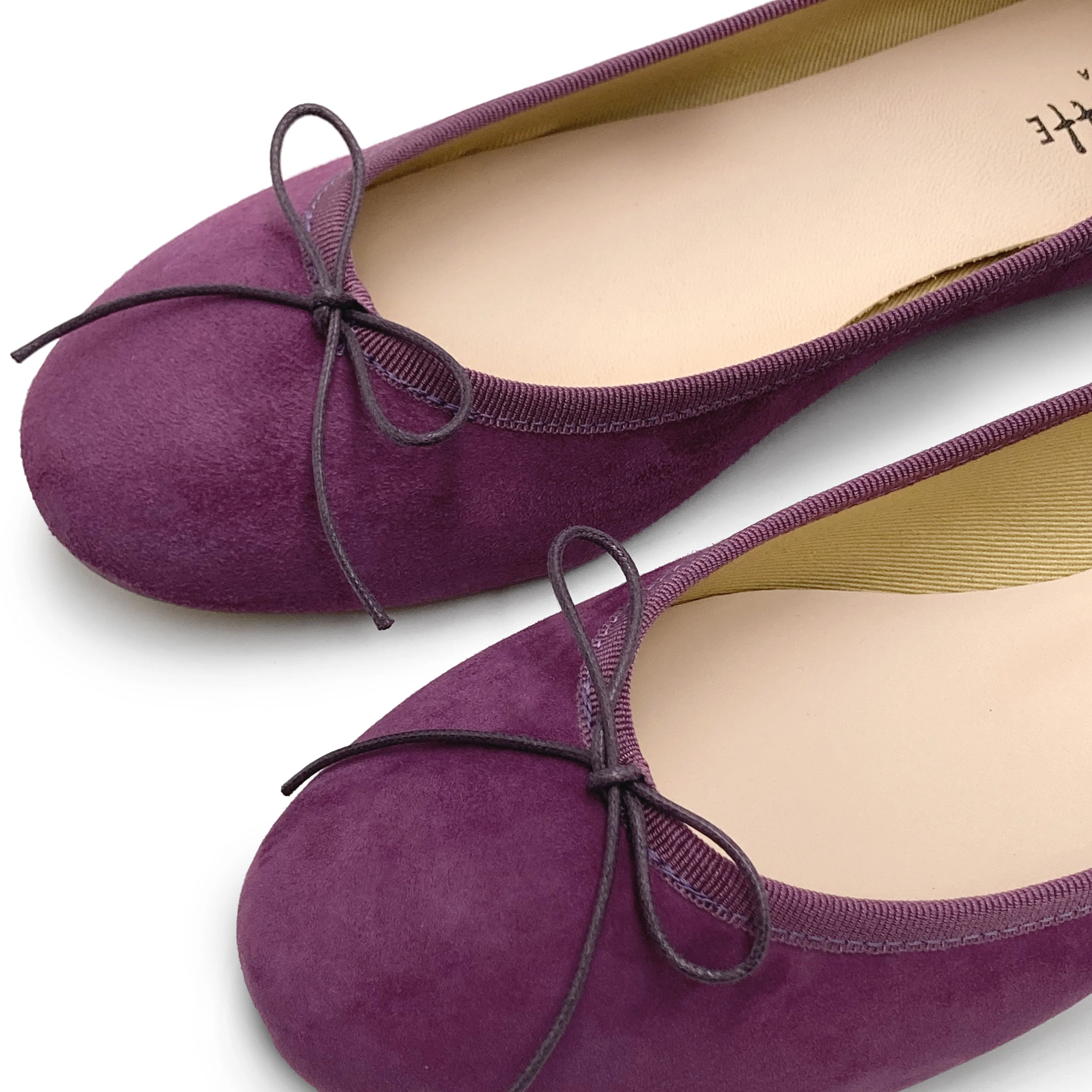 Violet suede ballet flats - Image 5
