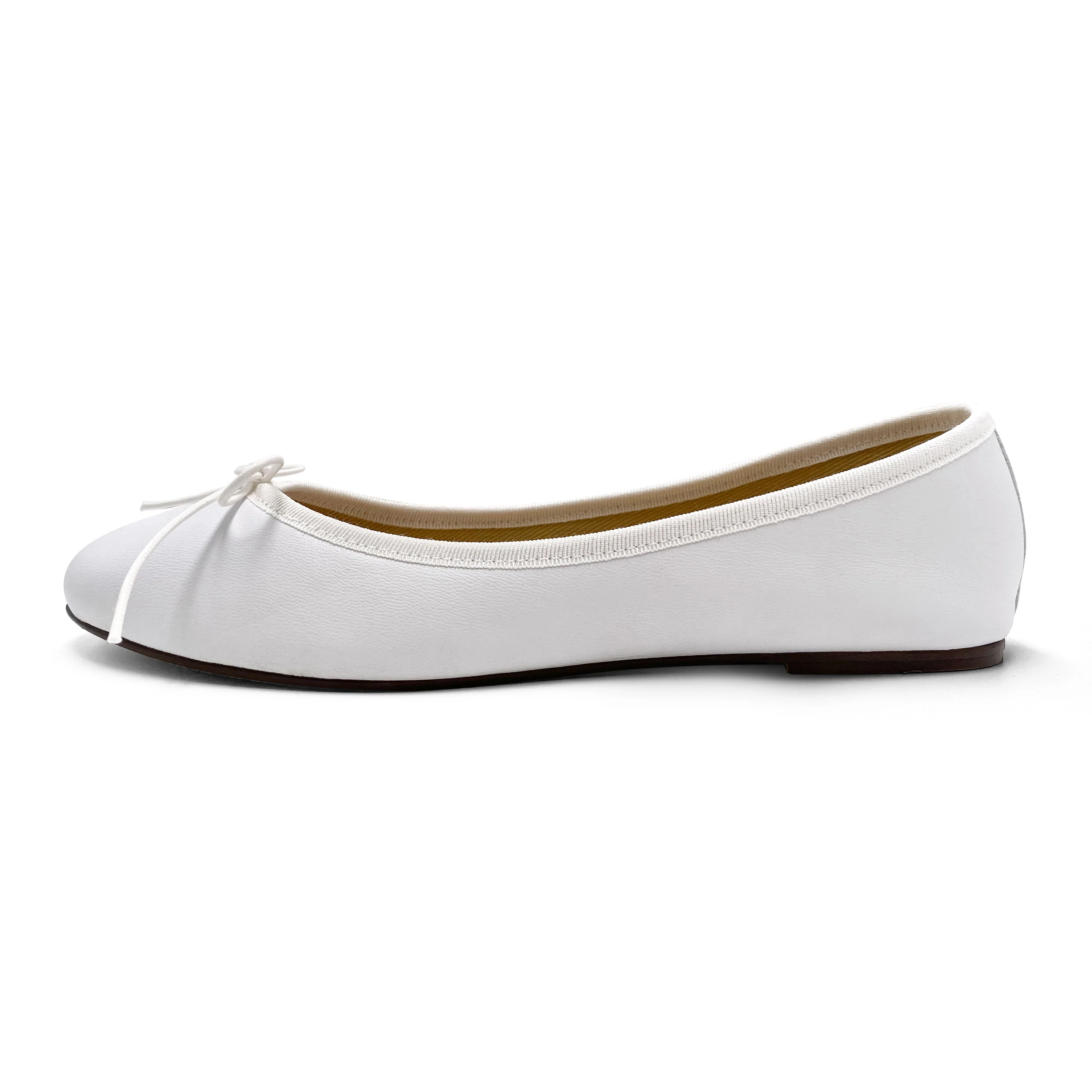White leather ballet flats - Image 4