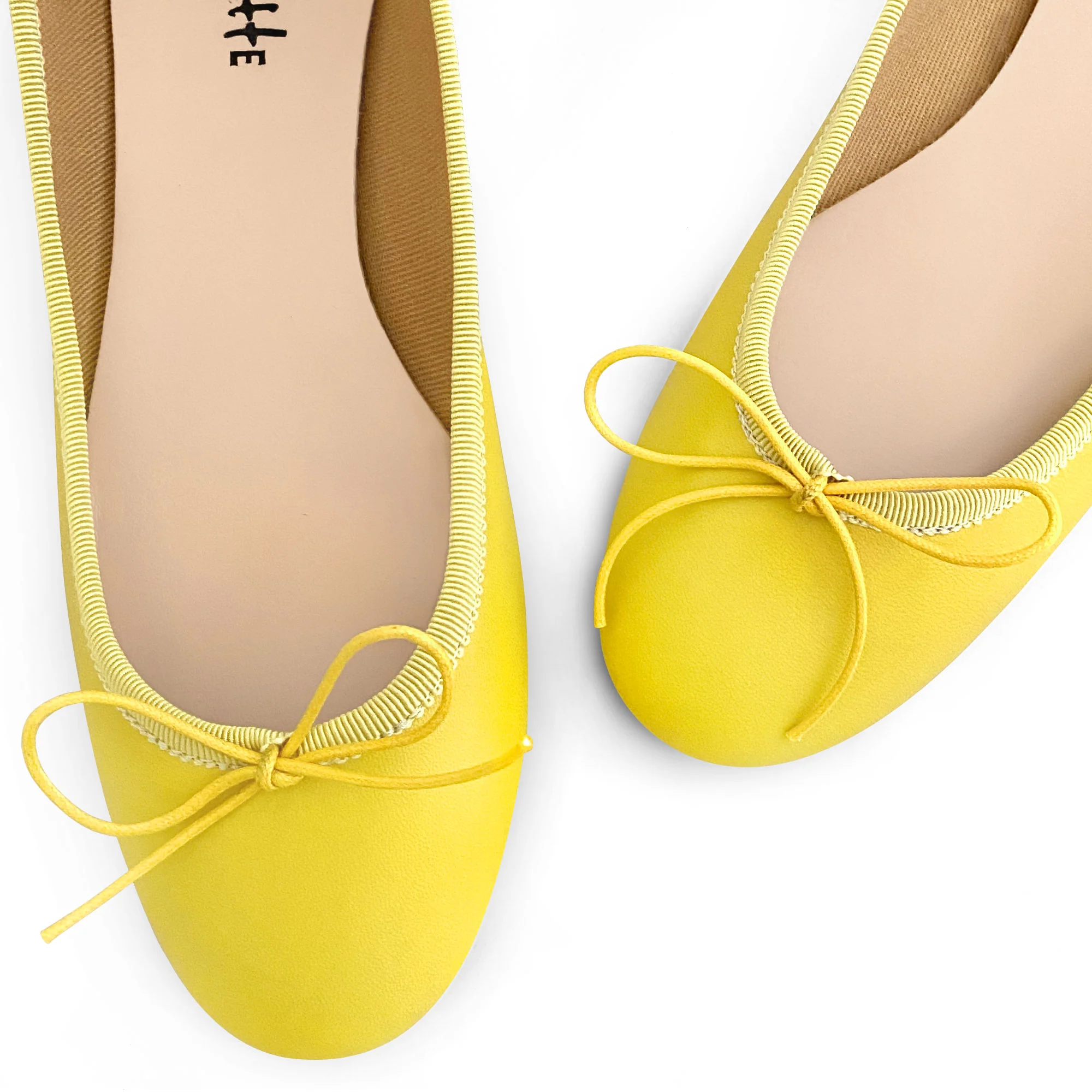 Yellow leather ballet flats - Image 4